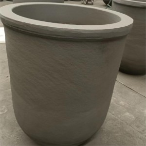 carbon bonded silicon carbide crucible, silicon graphite crucible,