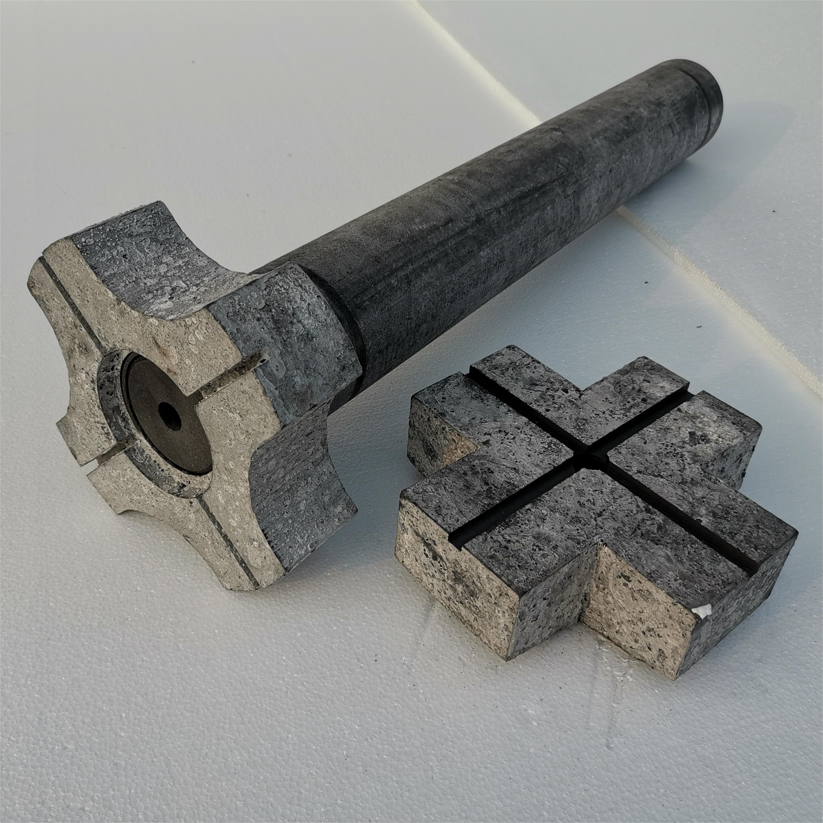 graphite degassing rotor, degassing tube, graphite gaskets, graphite rotor,